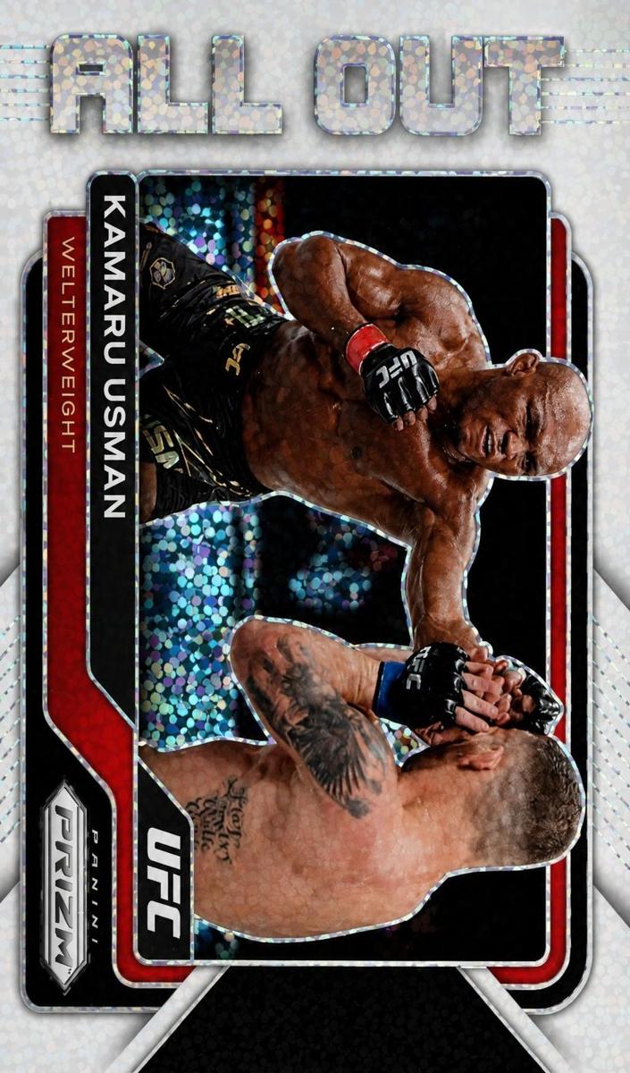 2023 Kamaru Usman [White Sparkle] #12