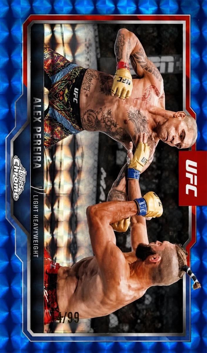 2025 Alex Pereira [Blue Geometric Refractor] #2