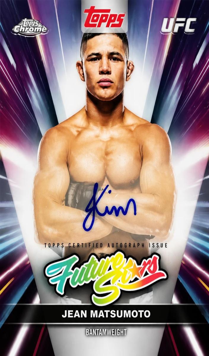 2026 Topps Chrome UFC Future Stars Autograph Jean Matsumoto #FSA-JM card