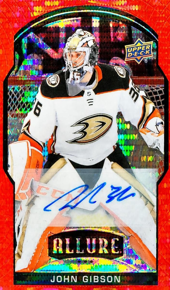 2020 Upper Deck Allure John Gibson #18 card