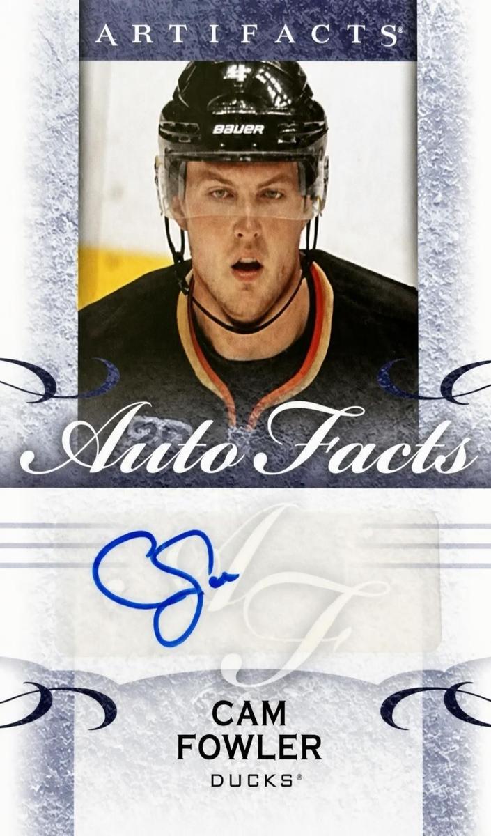 2014 Upper Deck Artifacts Cam Fowler #A-CF card
