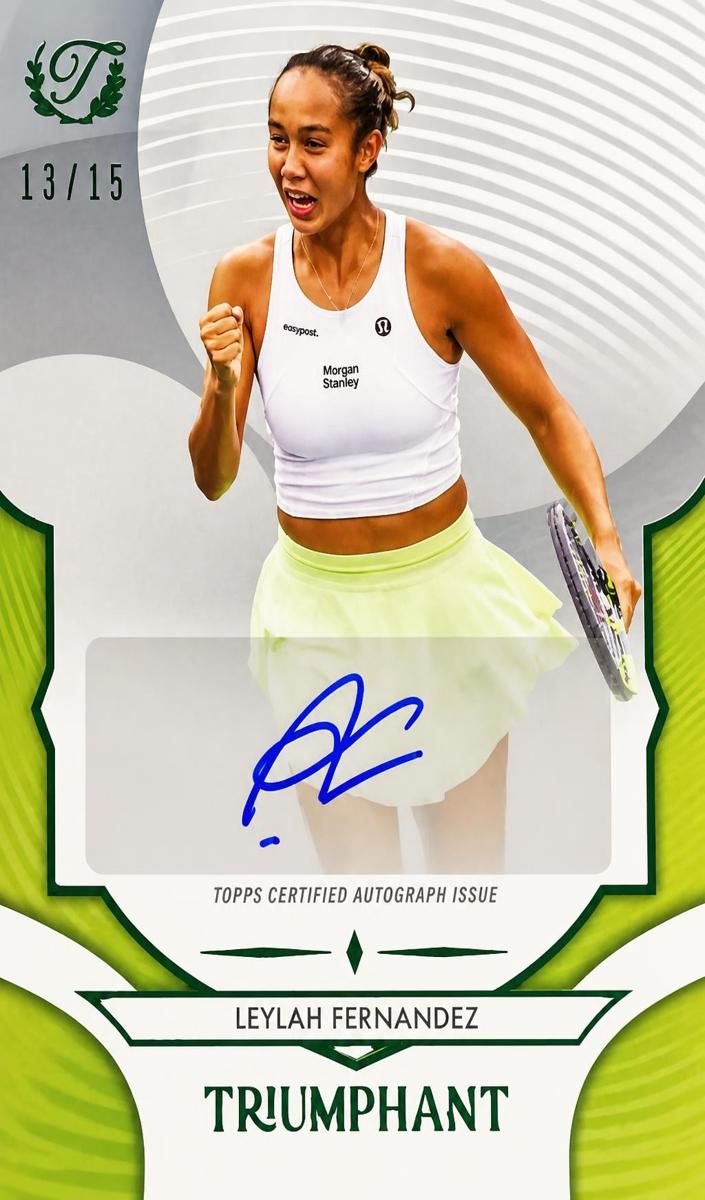 2025 Leylah Fernandez [Tennis Ball Yellow Foil] #24-A