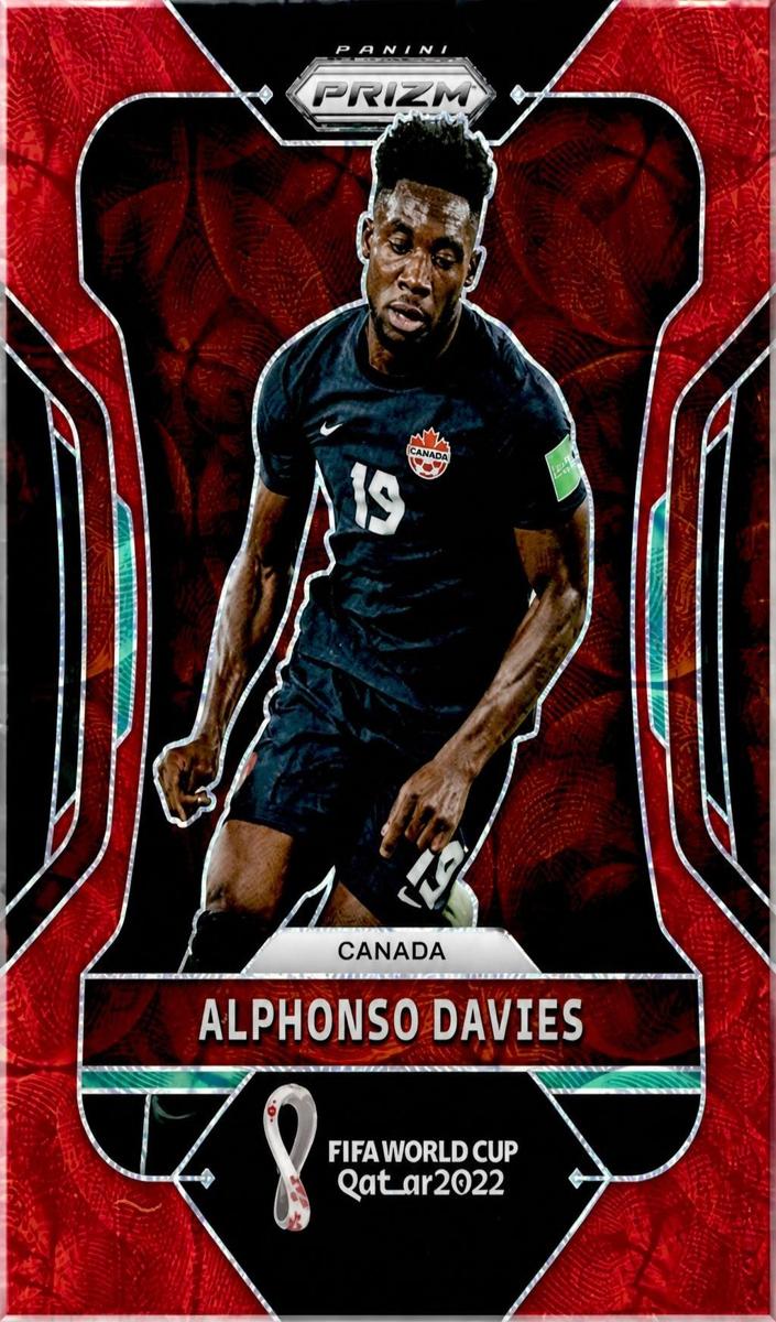 2022 Alphonso Davies [Choice Prizms Red] #46