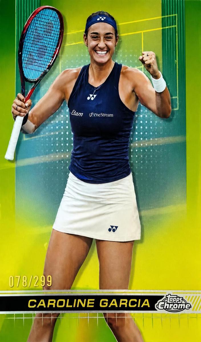2024 Topps Chrome Caroline Garcia #14 card