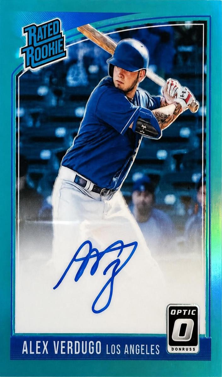 2018 Alex Verdugo [Aqua] #RRS-AV