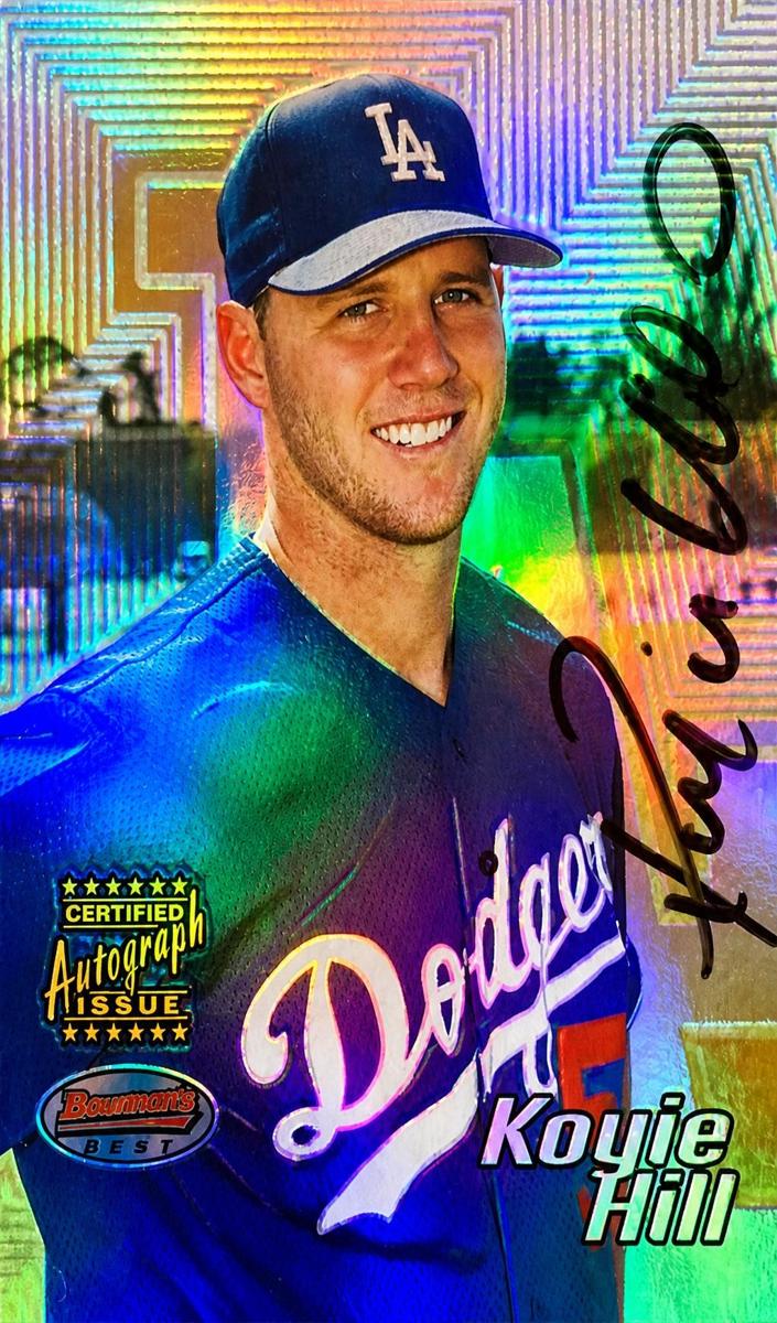 2002 Bowman's Best Koyie Hill #105 card