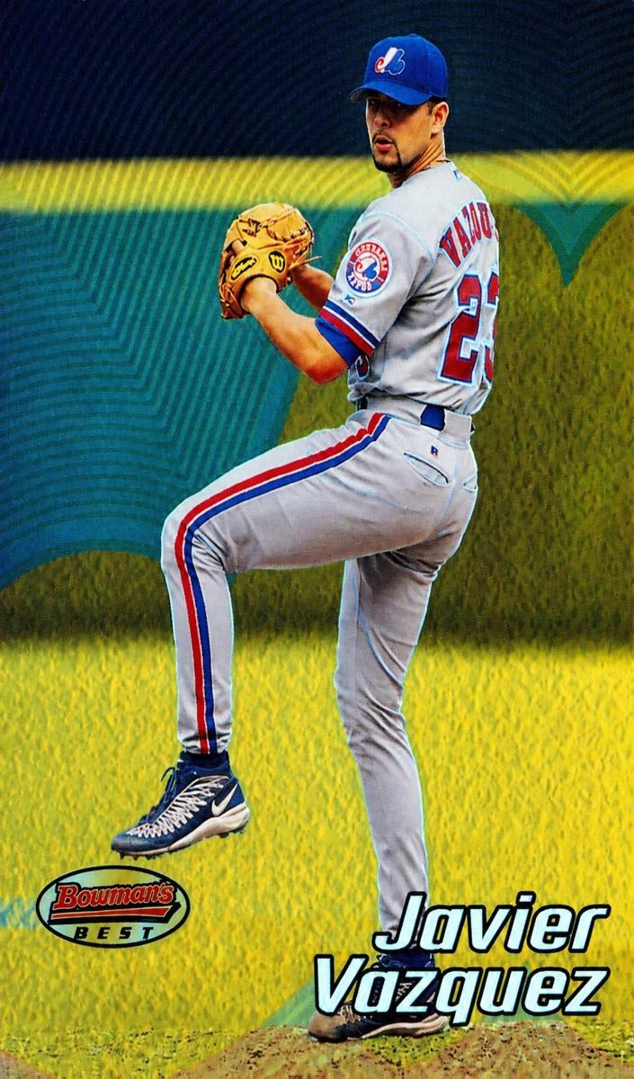 2002 Bowman's Best Javier Vazquez #58 card