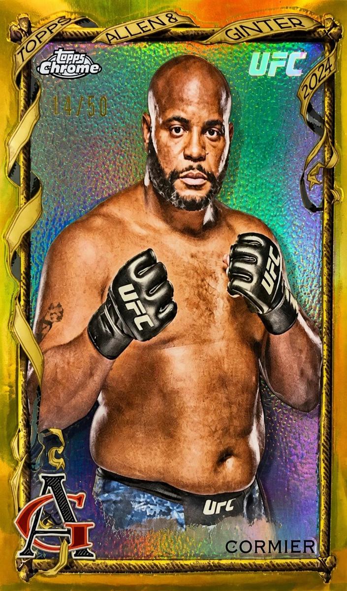 2024 Daniel Cormier [Gold Refractor] #AAG-29