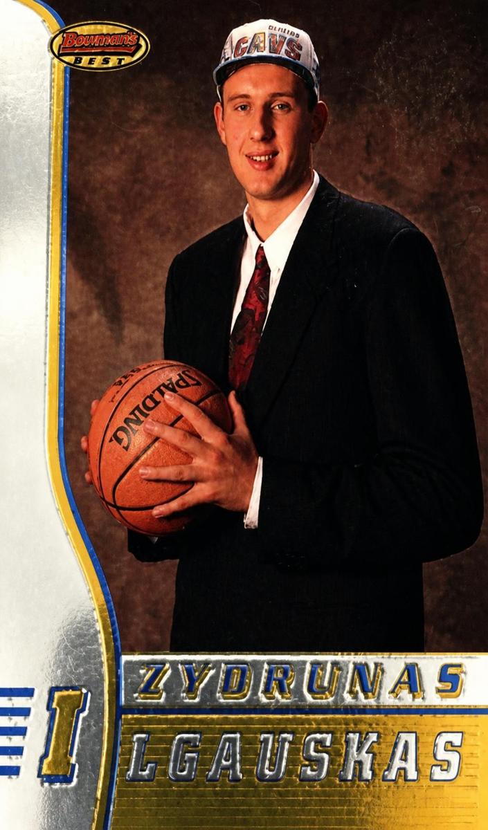 1996 Bowman's Best Zydrunas Ilgauskas #R25 card