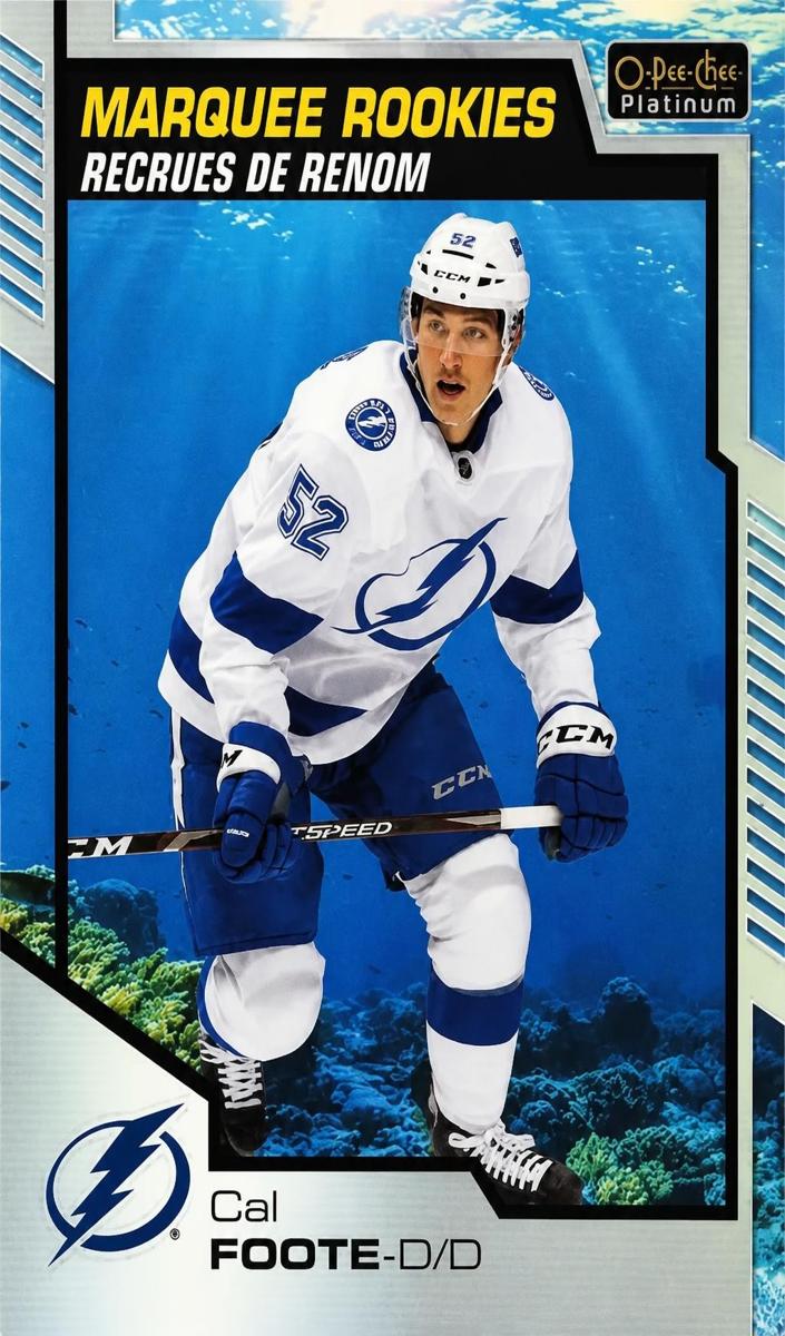 2020 O-Pee-Chee Platinum Cal Foote #191 card