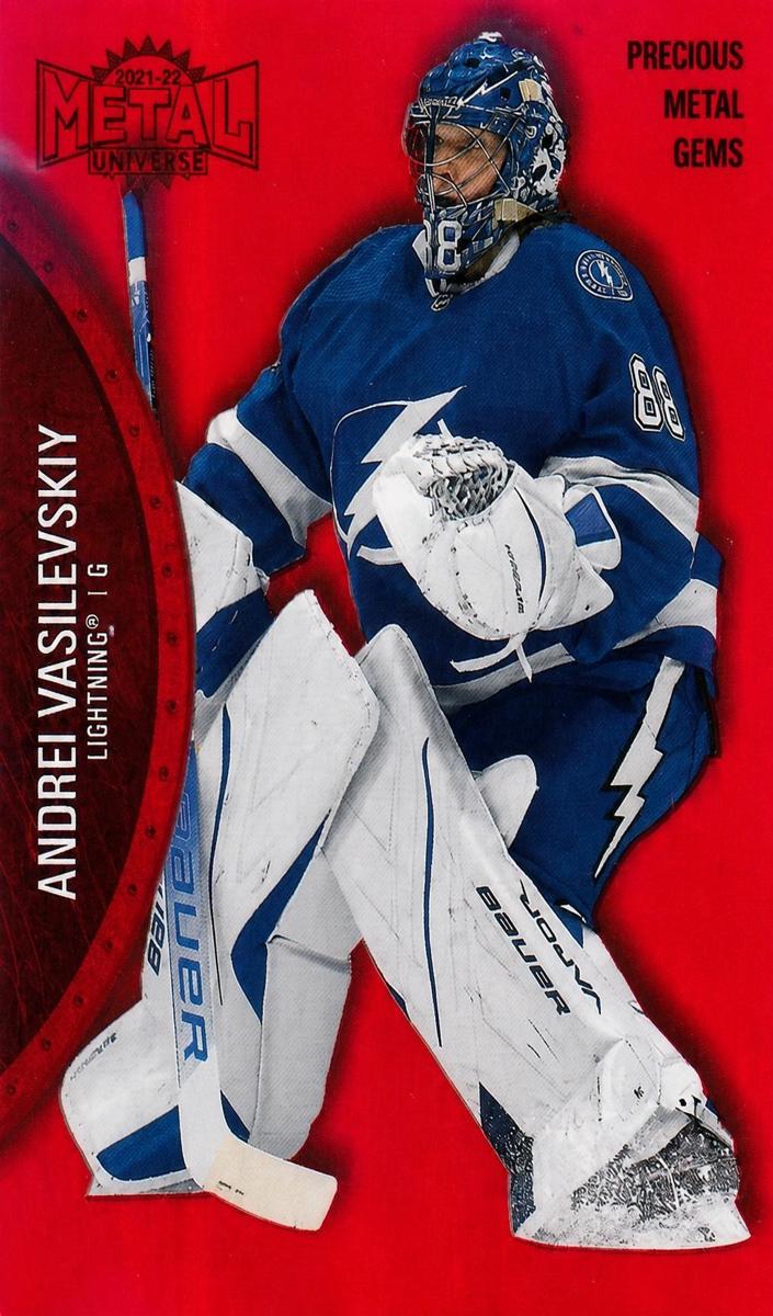 2021 Skybox Metal Universe Andrei Vasilevskiy [Gold] #40 card