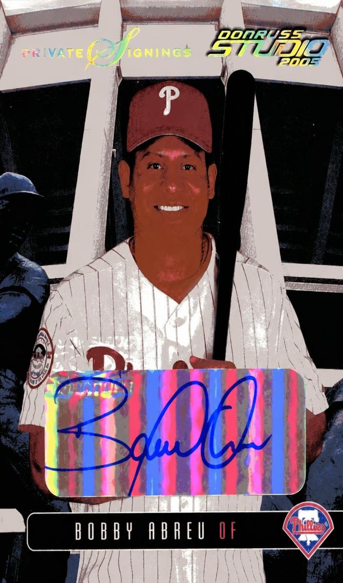 2003 Donruss Studio Bobby Abreu #160 card
