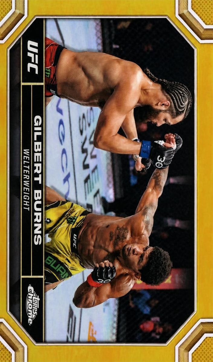 2024 Gilbert Burns [Gold Refractor] #70