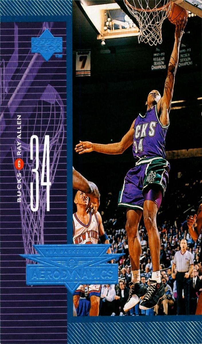 1998 Upper Deck Ray Allen [Gold] #A16 card