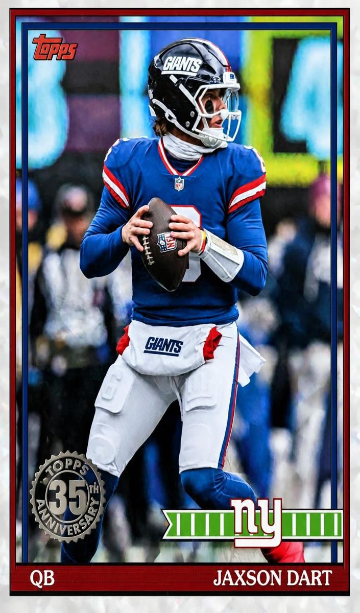 2026 Jaxson Dart [Crackle Foil] #91TF-33