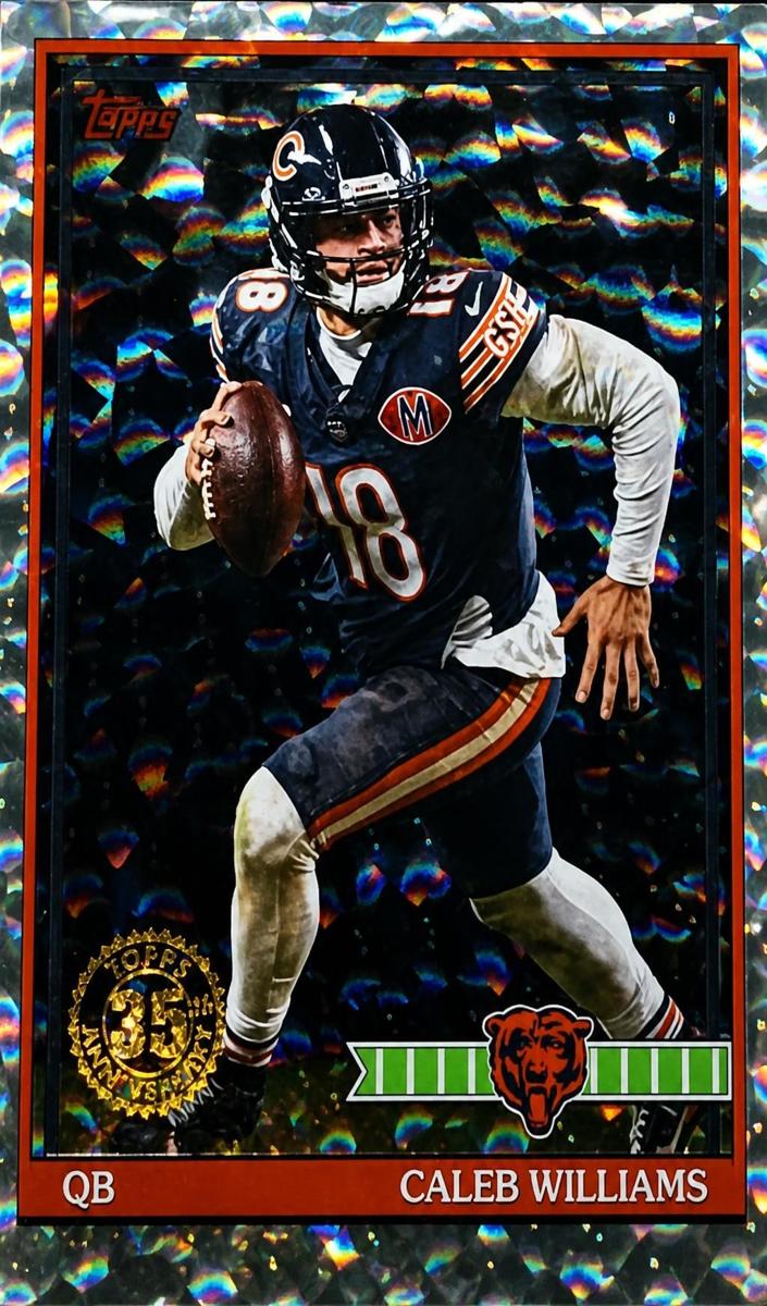 2026 Caleb Williams [Crackle Foil] #91TF-18