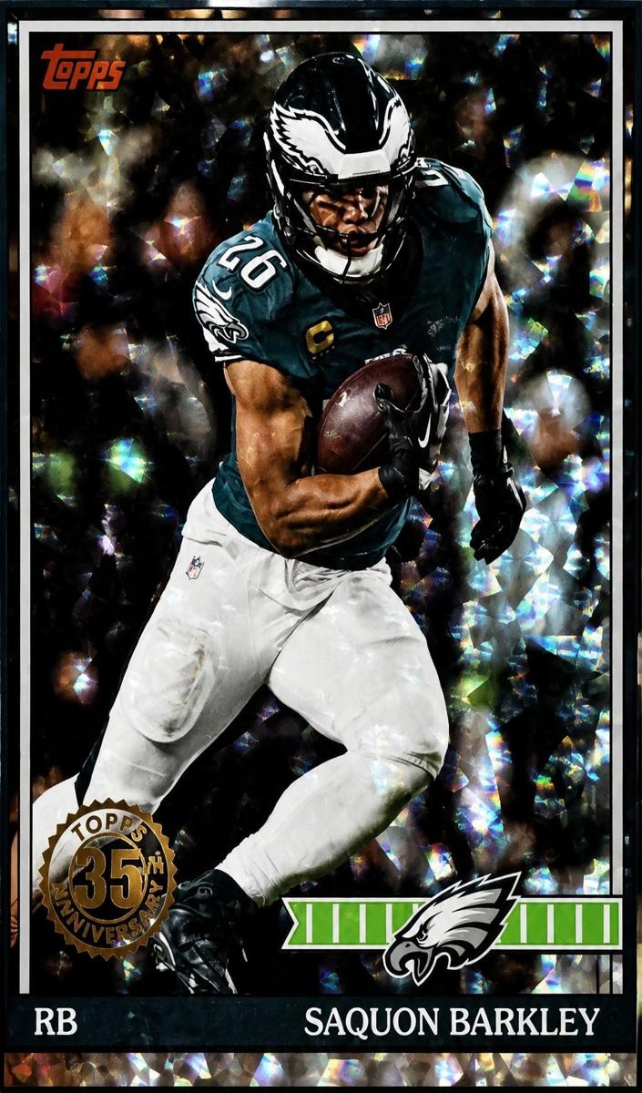 2026 Saquon Barkley [Crackle Foil] #91TF-19