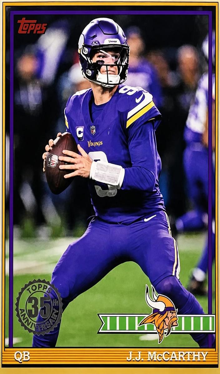 2026 Topps Flagship J.J. McCarthy [Pink] #91TF-41 card