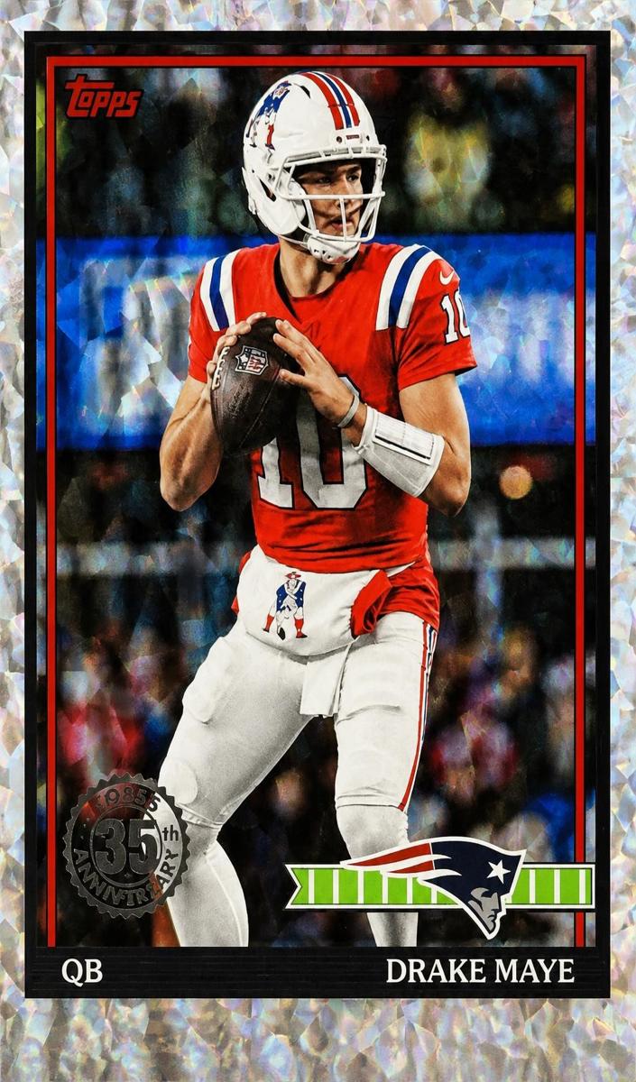 2026 Drake Maye [Crackle Foil] #91TF-46