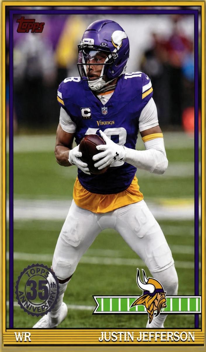 2026 Topps Flagship Justin Jefferson [Gold] #91TF-38 card