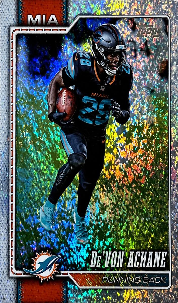 2026 De'Von Achane [Crackle Foil] #91TF-35