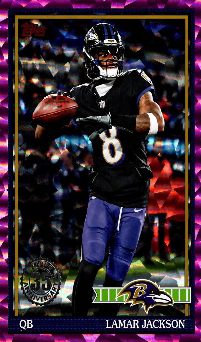 2026 Lamar Jackson [Pink Crackle] #91TF-7