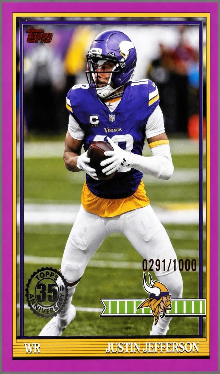 2026 Topps Flagship Justin Jefferson [Pink] #91TF-38 card