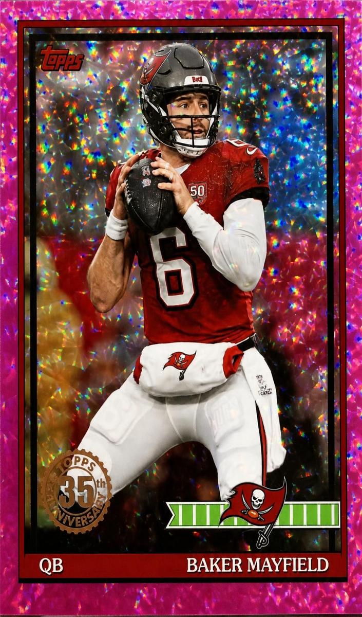 2026 Baker Mayfield [Pink Crackle] #91TF-32