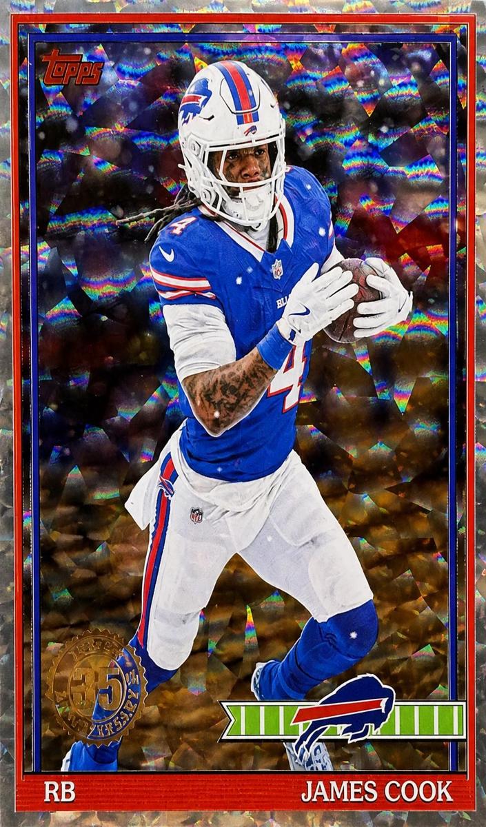 2026 James Cook [Crackle Foil] #91TF-12