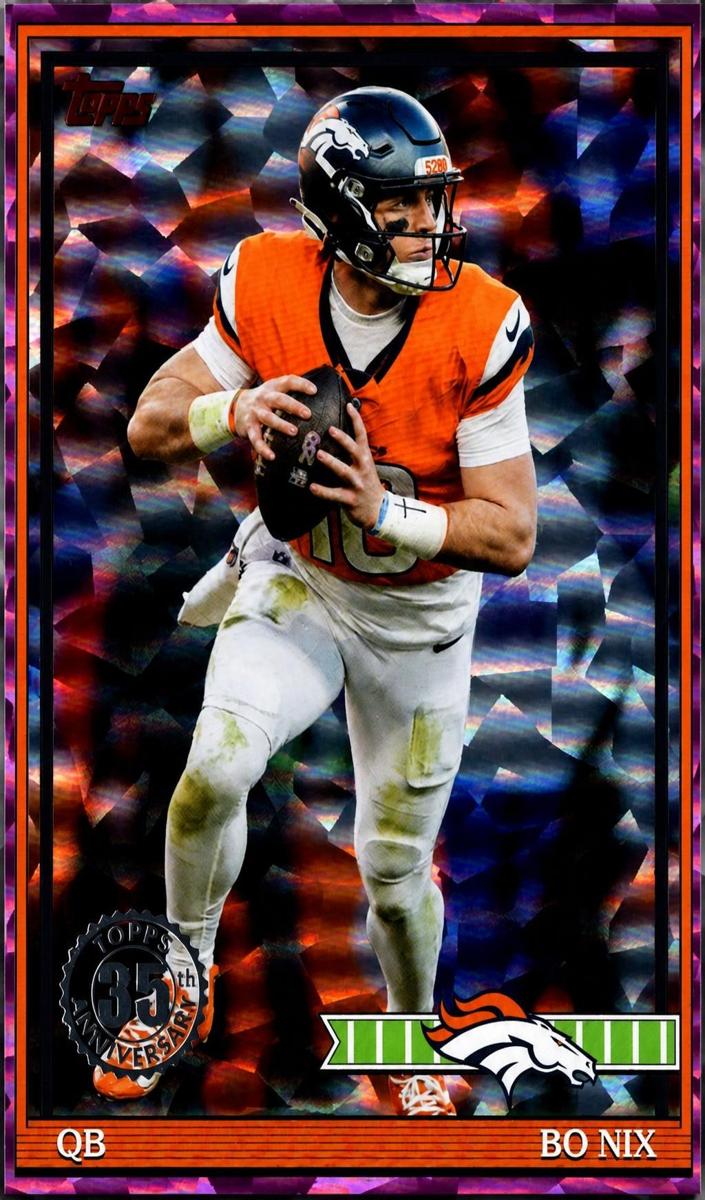 2026 Bo Nix [Pink Crackle] #91TF-31