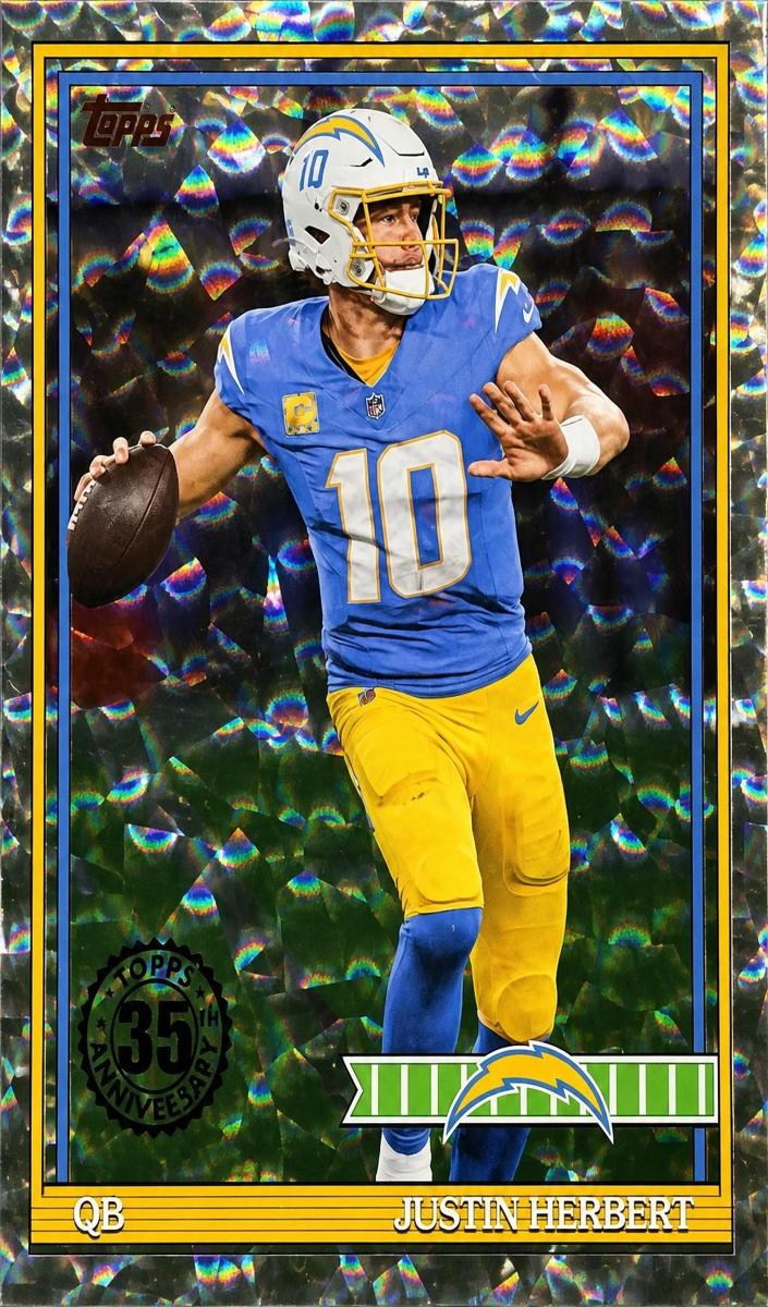 2026 Justin Herbert [Crackle Foil] #91TF-16