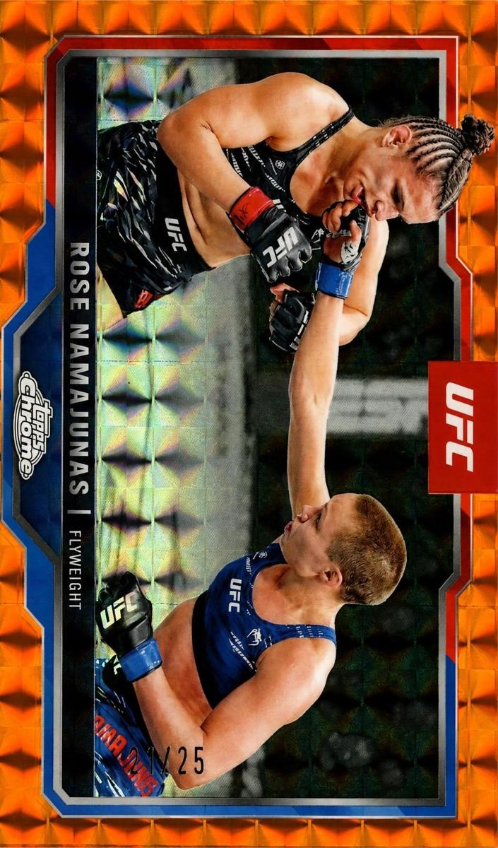 2025 Rose Namajunas [Orange Geometric Refractor] #89
