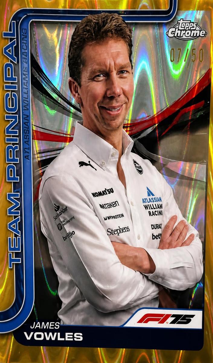 2025 James Vowles [Gold RayWave Refractor] #200
