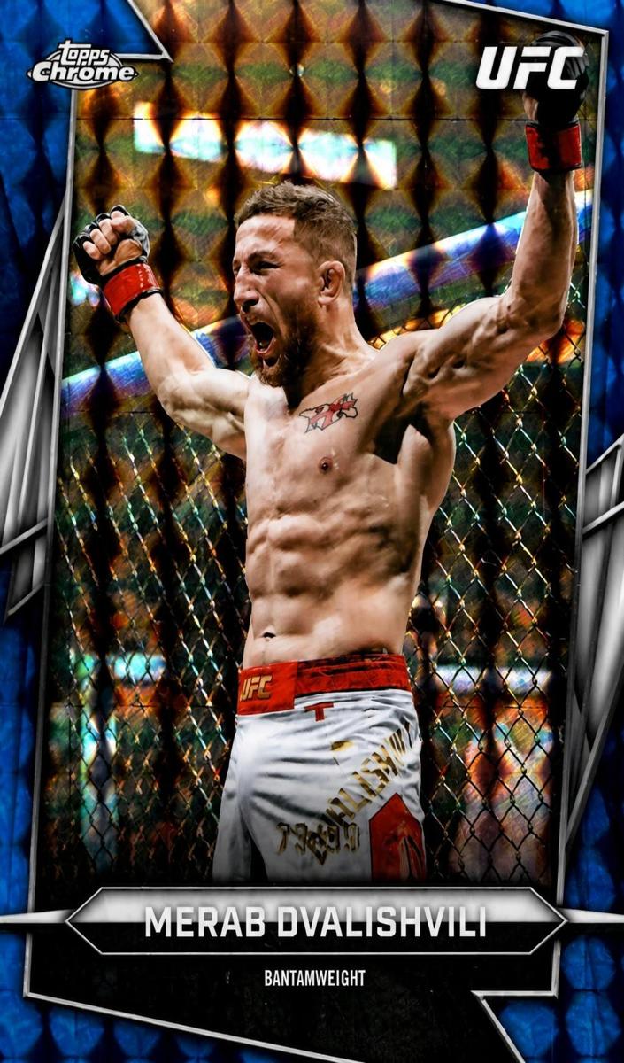 2026 Merab Dvalishvili [Blue Geometric Refractor] #50