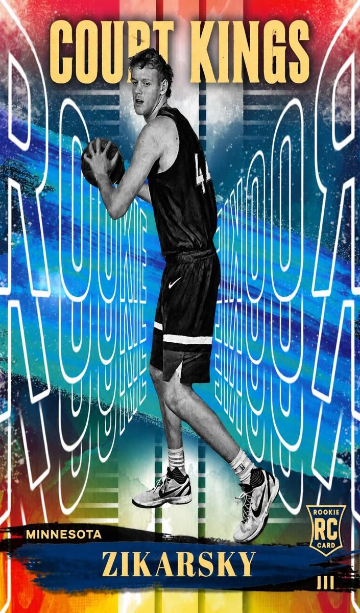 2025 Panini Court Kings Rocco Zikarsky #198 card