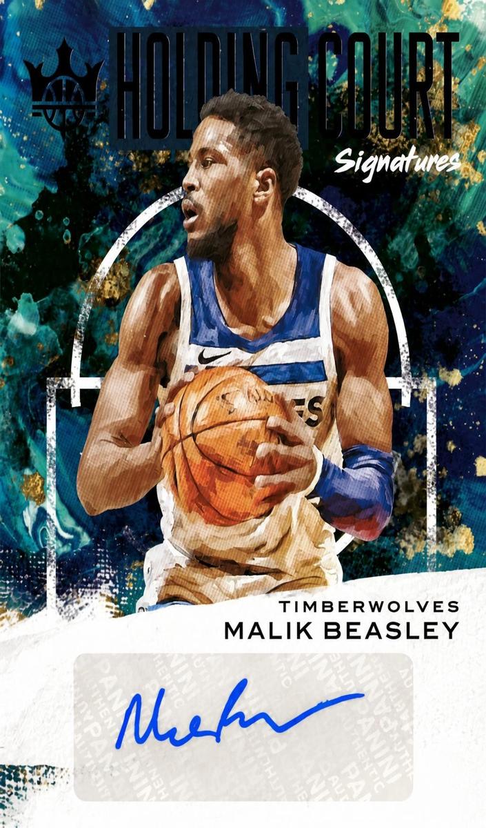 2020 Panini Court Kings Malik Beasley #HC-MBE card