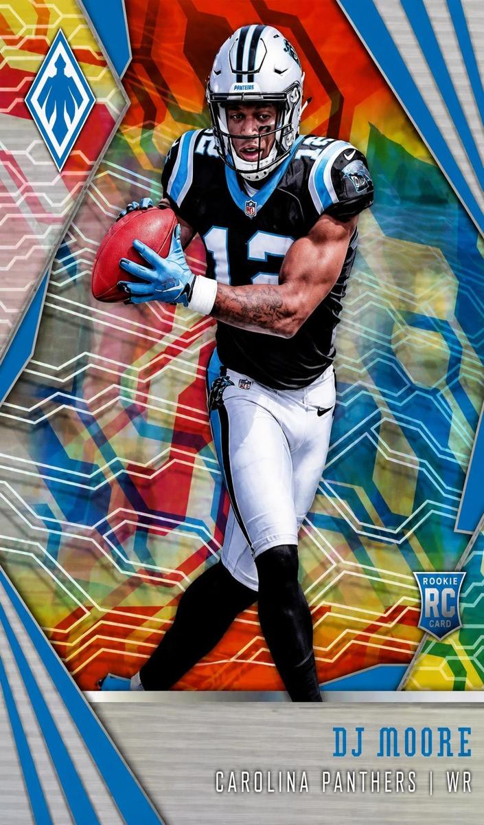 2018 Panini Phoenix DJ Moore #107 card