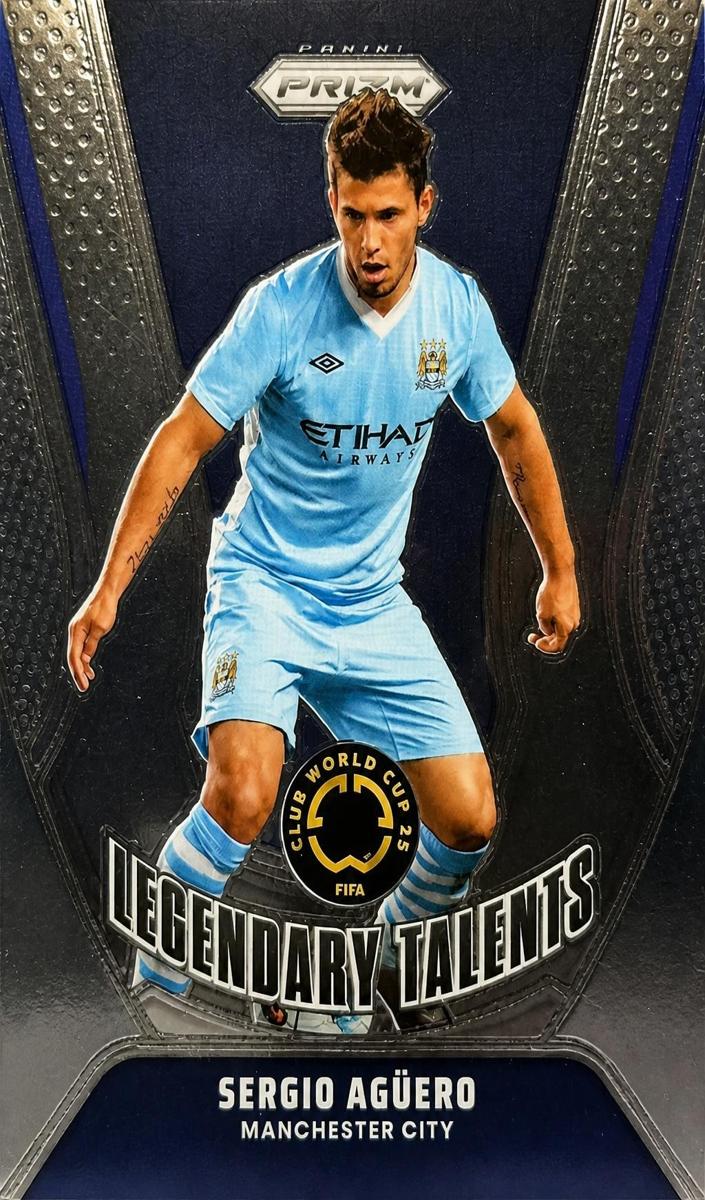 2025 Panini Prizm FIFA Club World Cup Sergio Aguero [Silver] #15 card