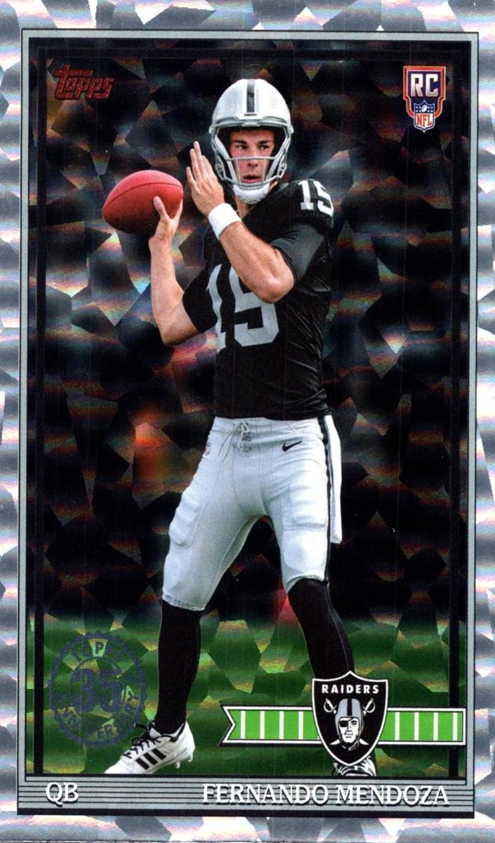 2026 Fernando Mendoza [Crackle Foil] #91TR-1