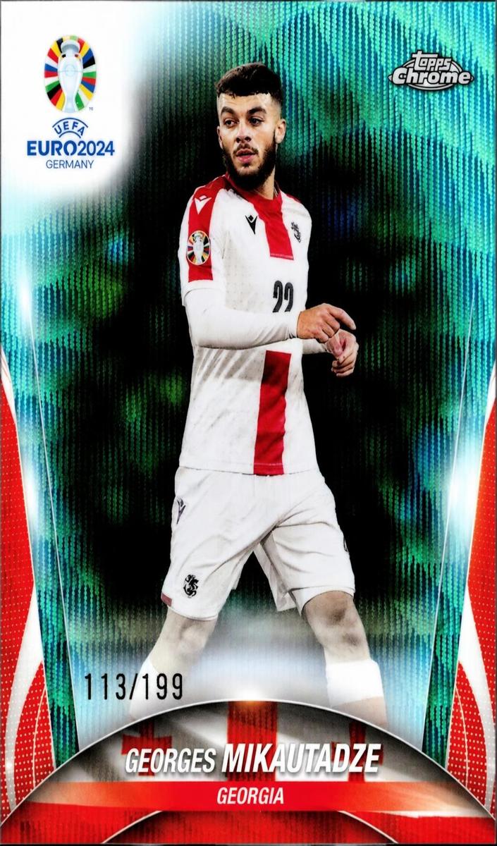 2024 Georges Mikautadze [Aqua Wave Refractor] #49