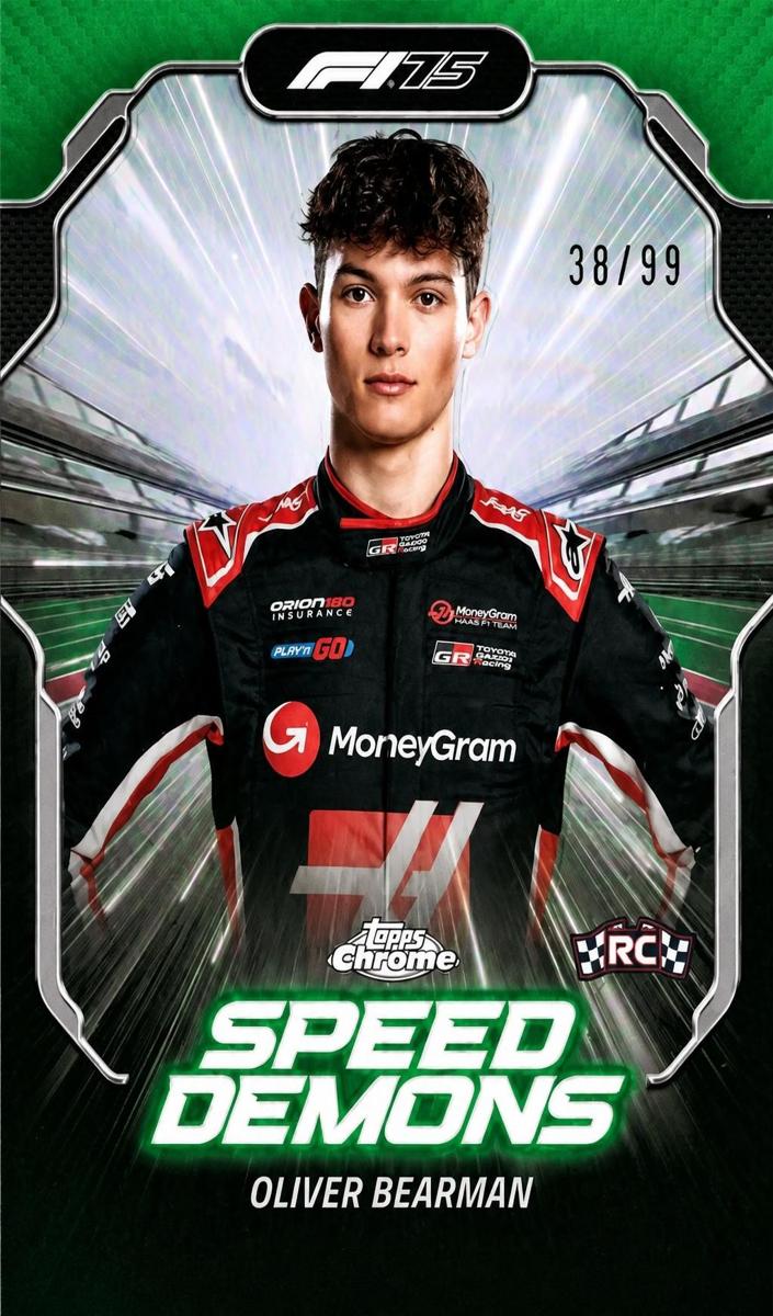 2025 Oliver Bearman [Green Refractor] #SD-8