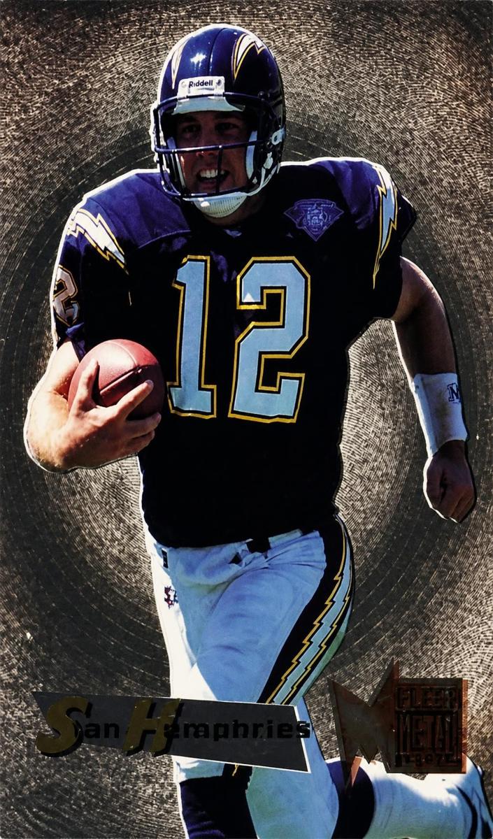 1995 Fleer Metal Stan Humphries #21 card