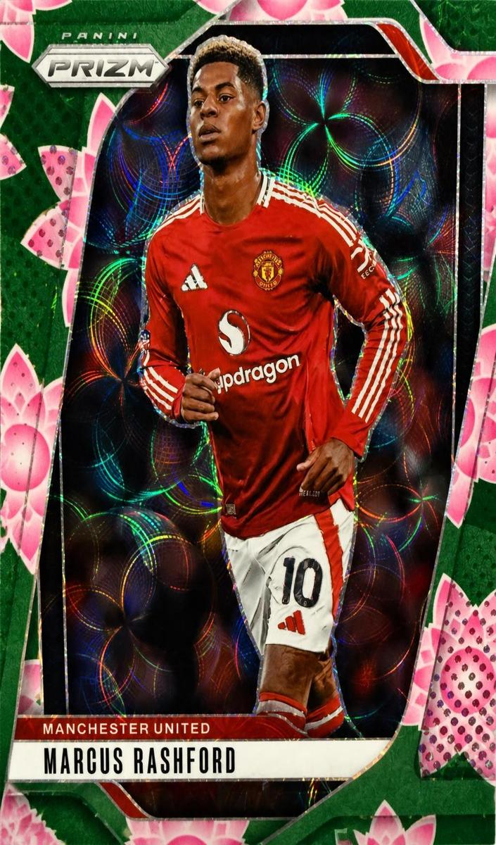 2024 Panini Prizm Premier League Marcus Rashford [Lotus Flower] #126 card