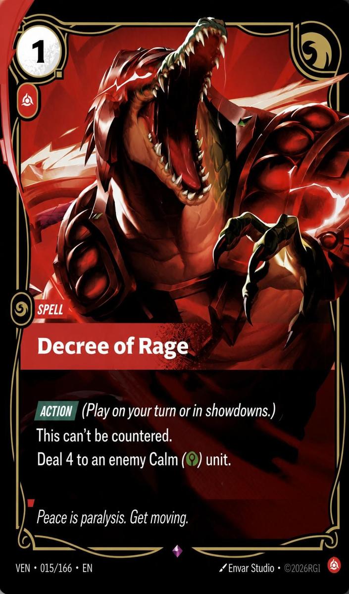 2026 Decree of Rage [Foil] #15