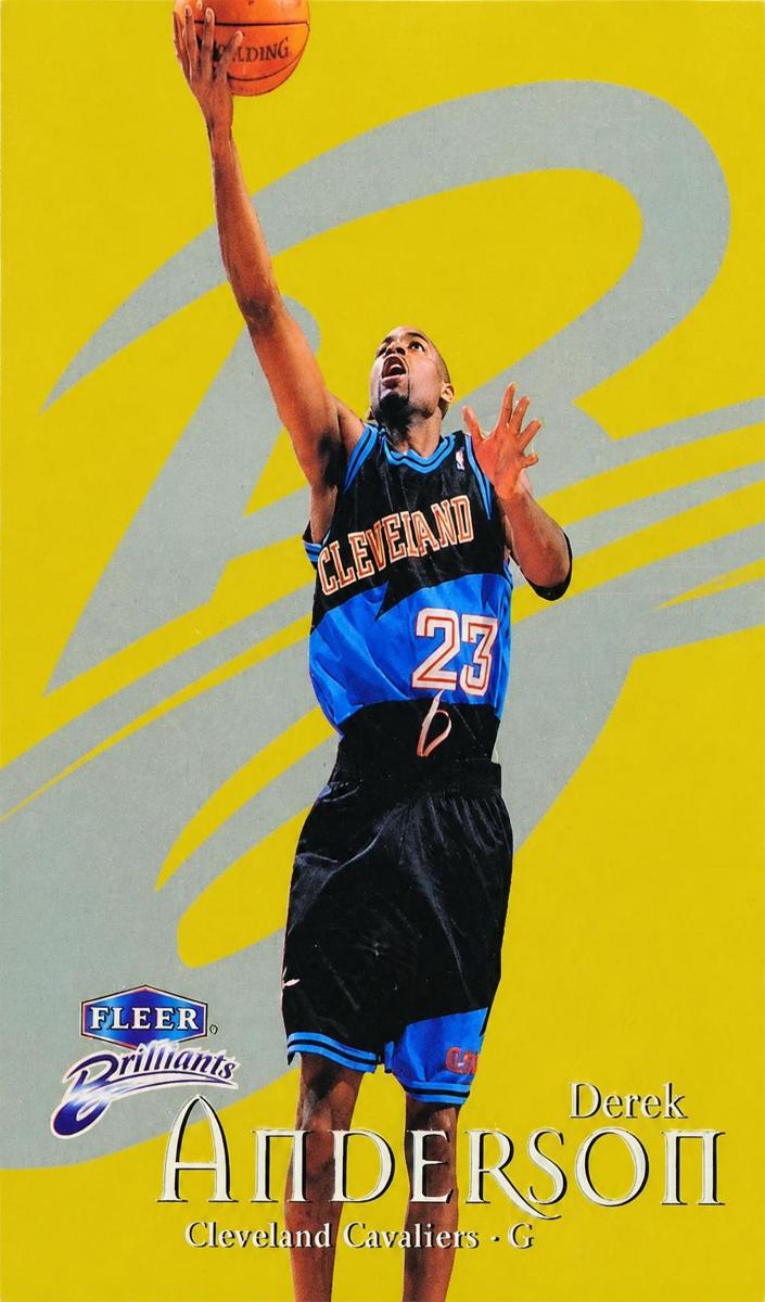 1998 Fleer Brilliants Derek Anderson #34 card
