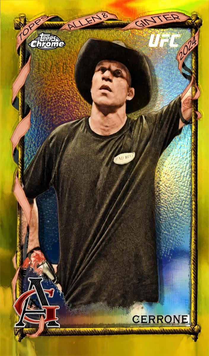 2024 Donald Cerrone [Gold Refractor] #AAG-13