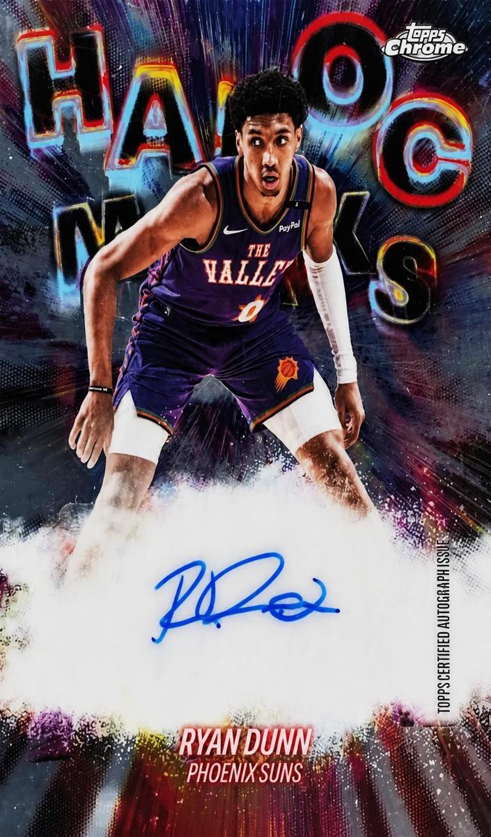 2025 Topps Chrome Update Ryan Dunn #HM-RDU card