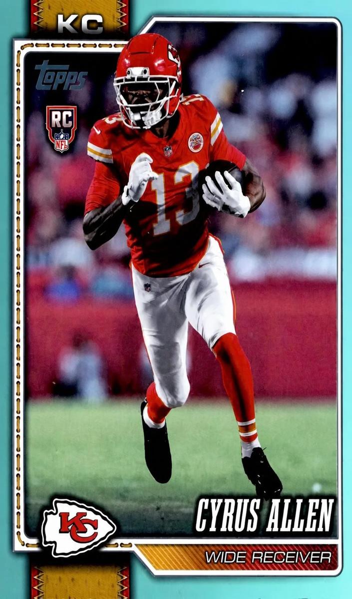 2026 Cyrus Allen [Aqua Rainbow Foil] #382