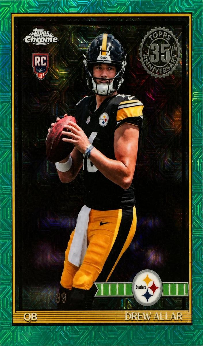 2026 Drew Allar [Aqua Mojo Refractor] #91TRC-4
