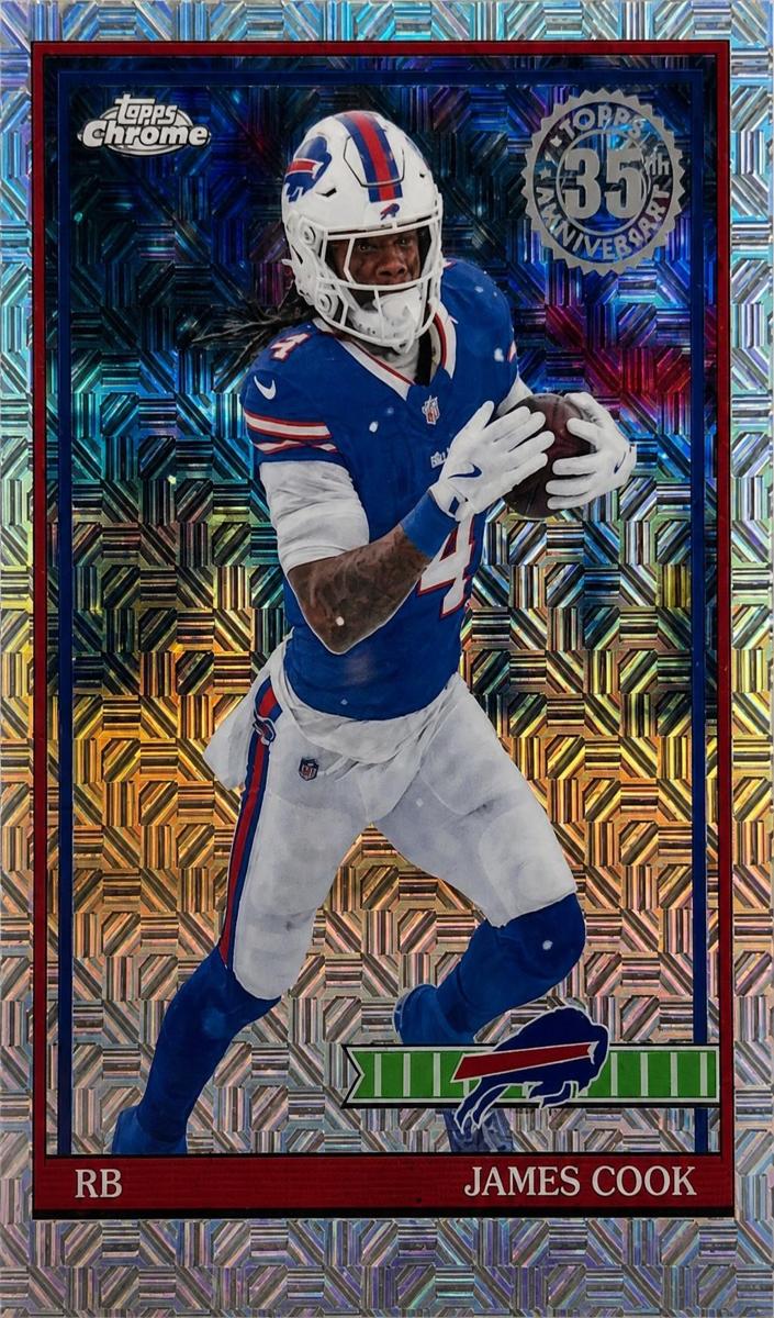 2026 James Cook [Purple Mojo Refractor] #91TC-12